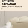 坤奉小凳子滑轮矮凳家用带娃小板凳换鞋凳圆凳移动万向轮沙发凳美缝凳 米白-简约款【不带靠背】