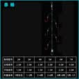 钓龙王（DiaoLongWang）透明线串钩伊势尼 丸世金袖防缠绕串钩 垂钓用品 五钩金袖串钩 6号钩
