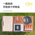 探险者（TAN XIAN ZHE）卡式炉户外炉具炊具瓦斯炉便捷式全套收纳烤盘套餐卡磁炉