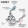 万和（Vanward）电热水器混水阀开关黄铜冷热U型明装淋浴水龙头热水器配件
