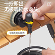 探险者户外水袋便携式大容量加厚水袋折叠水桶储水桶露营野餐装备带龙头 卡其储水袋8L-带龙头