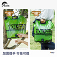 太力户外储水袋10L 食品级自立吸嘴阀门带水龙头便携水袋 橄榄绿