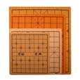 索品中国象棋围棋皮革棋盘加厚pu面料折叠便携绒布超厚软布象棋布 50#象棋盘(单面)