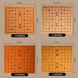 索品中国象棋围棋皮革棋盘加厚pu面料折叠便携绒布超厚软布象棋布 50#象棋盘(单面)