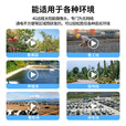 千米神眼超高清摄像头监控器室外防水手机远程无线wifi链接360度无死角云台旋转4g网络全彩夜视追踪户外 【WiFi链接】800万像素+12倍放大 15天循环录像