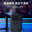 惠普（HP）G100鼠标有线办公人体工学 笔记本电脑台式机通用USB适用 白色轻声