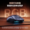 联想（Lenovo）GM11LS有线鼠标 游戏电竞 RGB灯效 便捷笔记本办公电脑鼠标 极光系列 对称型黑色