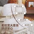 霓峰滑轮矮凳万向轮小凳子家用带娃神器儿童凳带轮移动圆凳客厅沙发凳 小圆凳-无靠背【米白】常规款