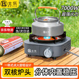 北乐卡式炉分体式户外炉具卡磁红外线防爆猛火炉野便携式露营装备全套 【双核猛火炉】+收纳箱+转接头