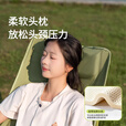 JEEP月亮椅躺椅成人2026新款折叠便携钓鱼野餐凳高背舒适沙滩 冬竹青