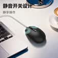 IMPERION有线无线商务办公对称鼠标 笔记本台式机电脑静音轻音人体工学鼠标 女生小手轻量化鼠标 【有线】MS03-白色