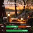莱德雷神（LED LENSER）【新品限定】露营灯ML4迷彩暖白光氛围营地帐篷灯小夜灯户外照明