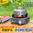 北乐卡式炉分体式户外炉具卡磁红外线防爆猛火炉野便携式露营装备全套 【双核猛火炉】+收纳箱+转接头