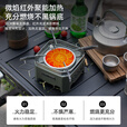 布比克（BUERK）防爆卡磁炉稳压卡式炉头分体式红外线防风猛火4kw军绿色