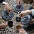 柯曼户外炉具烧水壶露营煮茶壶咖啡壶自驾游野外泡茶壶铝合金开水壶1L