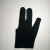 台球手套 球房台球公用手套台球三指手套可定制logo 橡筋款黑色