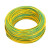 铸固 黄绿双色接地线BVR 软铜线阻燃装修光伏板接地电线 （国标）软线1.5平方100米