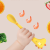 倍尔乐宝宝硅胶软勺婴儿餐具新生儿喂水果泥吃饭儿童智能感温勺子 樱花粉