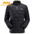 吉普（JEEP）羽绒服男2022冬季新款立领白鸭绒保暖外套潮户外男装 品牌黑 M/170
