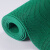 LENCUSN 绿色S型镂空网眼地毯实心 5.5mm 0.9x15米一卷 防水泳池地垫PVC塑料疏水浴室洗手间防滑垫