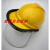防液体飞溅LNG加气站防护面罩液氮头盔防冲击面屏防冻耐低温头罩 红色帽子+面屏+支架