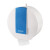 定制卫生间大卷纸盒壁挂式 宾馆厕所卫生纸盒 家庭商用圆形塑议价 VX785白+蓝色
