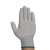 碳纤维pu涂指静电点胶手套滑耐磨劳保涂掌手套 碳纤维涂指手套(大码-灰色色)*XLD-2269