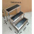普力捷（PULIJIE）工业不锈钢台阶凳加高2层脚踏凳登高仓库凳 黑2层加宽加高45*80*60厘米