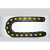 定制定制35x75工程拖链尼龙增强拖链机械手拖链自动化电览穿线链 弯曲半径R200