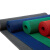 工霸（GONGBA）镂空防滑地垫 防水防滑网格塑料胶垫脚垫 5mm*0.9m*15m 灰色 1卷 定制