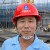 勇盾中国建筑安全帽工地国标加厚玻璃钢工程头盔abs白透气定制logo字 O型-蓝色（可改印刷内容）