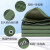 艾科堡 加厚防雨帆布篷布货车用防晒雨布军绿色户外PVC遮雨布650克每平米 5米宽10米长