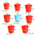 康丽雅 K-2289 塑料清洁提水桶 物业清洁多功能水桶储水桶清洁桶 无盖19L