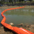 PVC围油栏固体浮子式围油栏水面围油吸油拦污带拦截围堵厂家直销 桔红色PVC-900