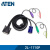 ATEN 宏正 2L-1710P 工业用10米PS/2接口切換器线缆 提供HDB,PS/2及音频信号接口(电脑端) DB-25信号连接接口 (KVM切换器端)	