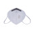 爱途9501V口罩KN95口罩一次性耳带阀折叠口罩五层含熔喷布防尘防雾霾PM2.5（ND） 白色