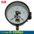 磁助式电接点水用压力表1.6MPa电极点气压表真空铁壳上海荣华仪表 表面15厘米铁罩0-16MPa