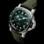 沛纳海（Panerai） 瑞士手表 潜行系列 自动机械男士腕表44mm 绿带绿盘PAM01287