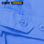 安赛瑞 春夏短袖劳保工作服套装（含裤子）夏季透气劳保服 加厚半袖劳保服 蓝色 XXXL  11309