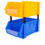 零件盒 零件盒组合式物料盒货架斜口分类收纳箱螺丝盒元件盒工具盒MYFS A4-400*250*160