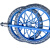 储力叉车 蓝色 钢筋实心轮 一套工地手推车轮胎3.00-18建筑劳动车实心轮子板车斗车架子人力车钢