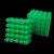 绿色塑料膨胀管6mm6厘8mm8厘自攻螺丝钉胶塞墙塞涨塞胀塞胶粒M6M8 6mm-20盒10000粒