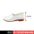 白色雨鞋男女同款水鞋高中低筒卫生厂餐饮工作靴 022白色 38