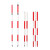 定制定制测绘标杆红白标记标示235米分段伸缩式水利电力工程 2米伸缩抽拉式