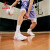 乔丹QIAODAN男鞋FE2.0篮球鞋减震耐磨巭TURBO回弹实战篮球鞋 幻境（乔丹白/纯净紫） 39