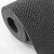 赫祥 PVC塑料防水地毯镂空网格防滑地垫 灰色（5米） 1.2米宽（6.0mm加厚加密