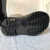 重庆际华劳保绅士靴男士橡胶水鞋黑色防水靴雨胶鞋劳保工作鞋 黑色 44