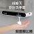 下感应泡沫洗手机下自动洗手器壁挂式智能皂液器 镜面黑-电池款-出液款+白色置物架