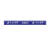 昊鹰 昊鹰 PVC斜纹地贴防滑贴 警示安全标识贴 小心台阶（100x10cm）蓝色