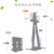 6/1米铝合金升降机单双柱电动液压升降平台小型移动式举升登高梯 单柱升高9米载重117公斤 绿色橘